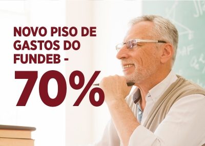 Imagem ilustrando o novo piso de gastos do fundeb