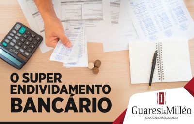 Imagem mostrando o super endividamento bancario
